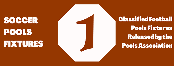 week 1 pool fixtures