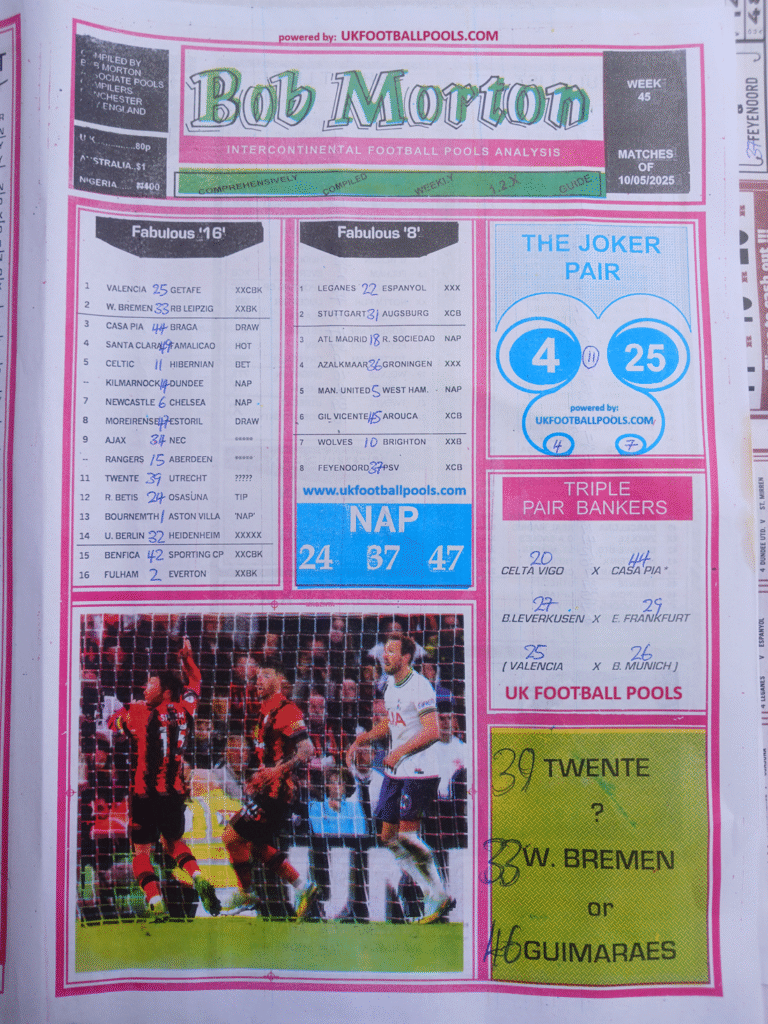 week 45 bob morton 2025 page 1